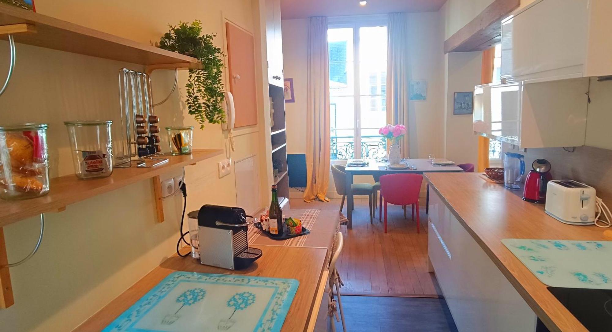 Appartement De Style - Rue Pietonne - Centre Ville Caen Luaran gambar